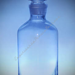 Butelka ze szkła sodowo-wapniowego z korkiem biała sz/sz 30 ml