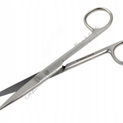 Nożyczki laboratoryjne proste, ostre końce (stal) - krótsze