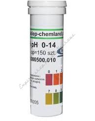 Paski pH 0  -14 pH (150 sztuk, tuba)