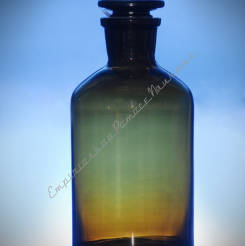 Butelka ze szkła sodowo-wapniowego z korkiem oranż w/sz 1000 ml