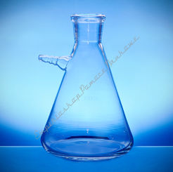 Kolba próżniowa ze szklanym króćcem 250 ml