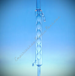 Chłodnica kulkowa bez szlifu, króciec szklany, 400mm