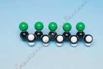 Cząsteczka polichlorku winylu (model)