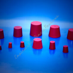 Komplet kilkunastu korków do pracowni chemicznej