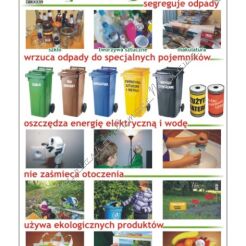 Zestaw 9 plansz - ekologia i ochrona przyrody (zawieszka)