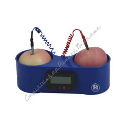 Zegar z baterią owocową
