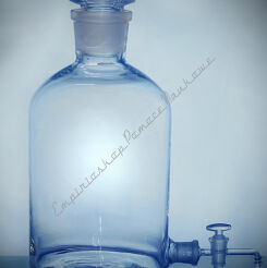 Butelka z korkiem i kranem 10000ml