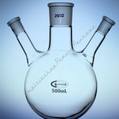 Kolba kulista 3 szyjna skośna 250 ml 29/32 14/23 14/23