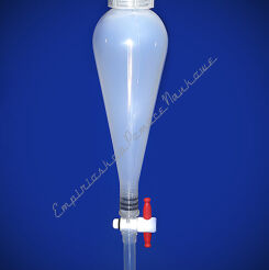 Rozdzielacz stożkowy wykonany z PP 500 ml