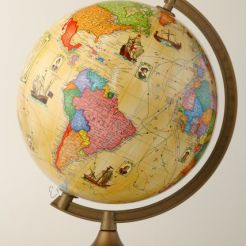 Globus z trasami odkrywców średnica 220 mm