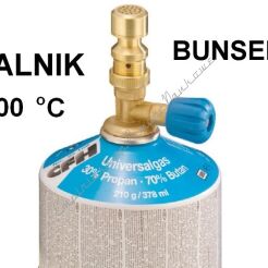 Palnik laboratoryjny BUNSENA  LPG z kartuszem