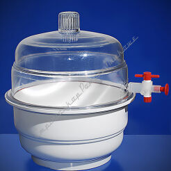 Eksykator z poliwęglanu z tubusem, śr. 150 mm