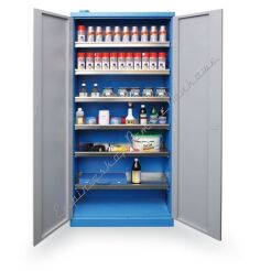 Szafa na odczynniki chemiczne z wysuwanymi tacami